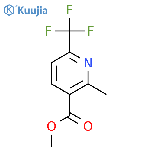 Methyl 2-methyl-6-(trifluoromethyl)nicotinate structure