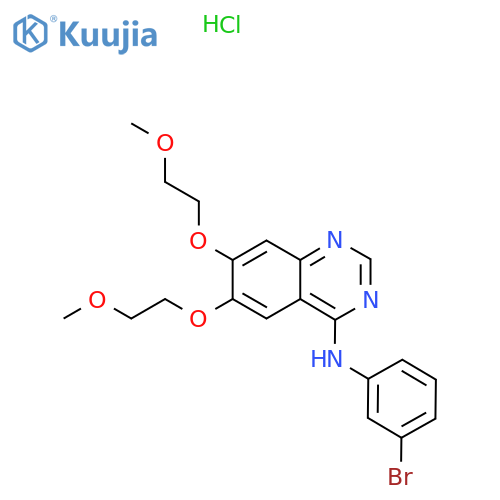 N-(3-Desethynylphenyl)-N-(3-bromophenyl) Erlotinib Hydrochloride structure