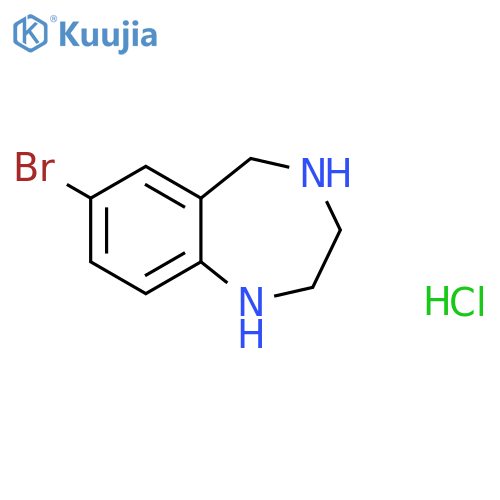 7-bromo-2,3,4,5-tetrahydro-1H-benzo[e][1,4]diazepine Hydrochloride structure
