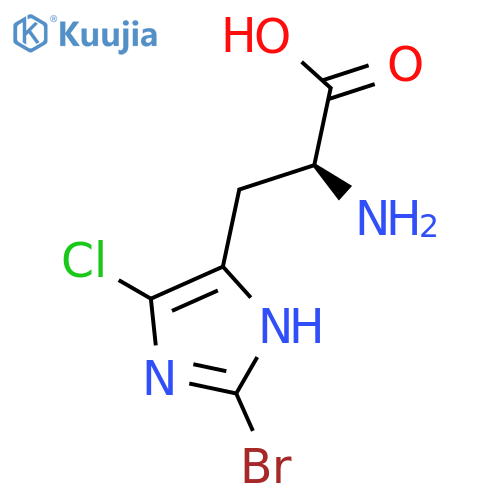 L-Histidine, 2-bromo-5-chloro- structure