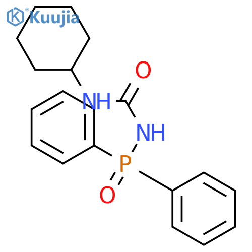 UREA, N-CYCLOHEXYL-N'-(DIPHENYLPHOSPHINYL)- structure