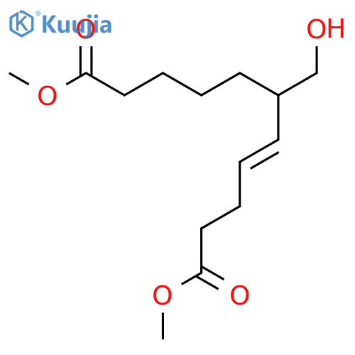 4-Undecenedioic acid, 6-(hydroxymethyl)-, dimethyl ester, (E)- structure