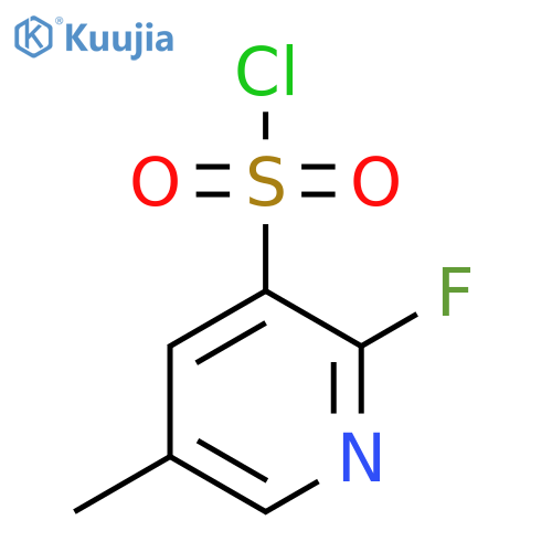 2-Fluoro-5-methylpyridine-3-sulfonyl chloride structure