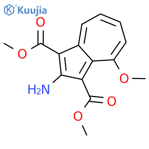 1,3-AZULENEDICARBOXYLIC ACID, 2-AMINO-4-METHOXY-, DIMETHYL ESTER structure