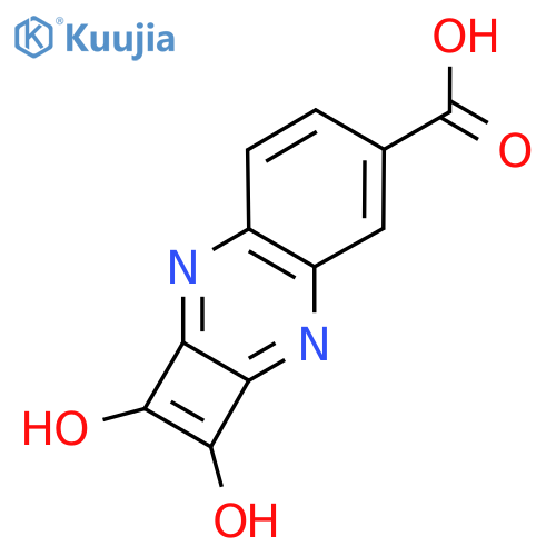 1,2-Dihydroxycyclobuta[b]quinoxaline-5-carboxylic acid structure