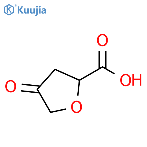 4-oxooxolane-2-carboxylic acid structure