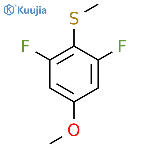 2,6-Difluoro-4-methoxy-1-(methylsulfanyl)benzene structure