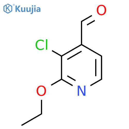 3-Chloro-2-ethoxy-4-formylpyridine structure