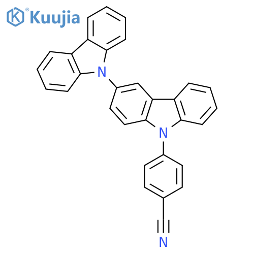 Benzonitrile, 4-[3,9'-bi-9H-carbazol]-9-yl- structure