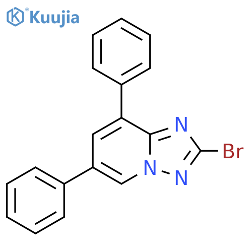 2-Bromo-6,8-diphenyl-[1,2,4]triazolo[1,5-a]pyridine structure