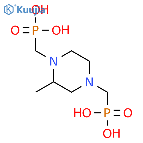 Phosphonic acid, [(2-methyl-1,4-piperazinediyl)bis(methylene)]bis- structure