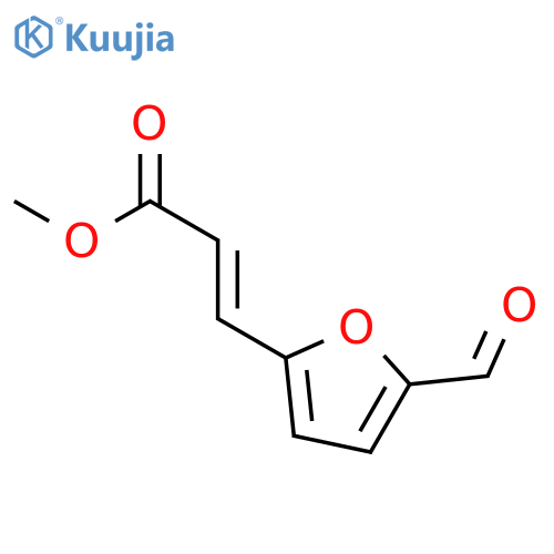 methyl 3-(5-formylfuran-2-yl)prop-2-enoate structure