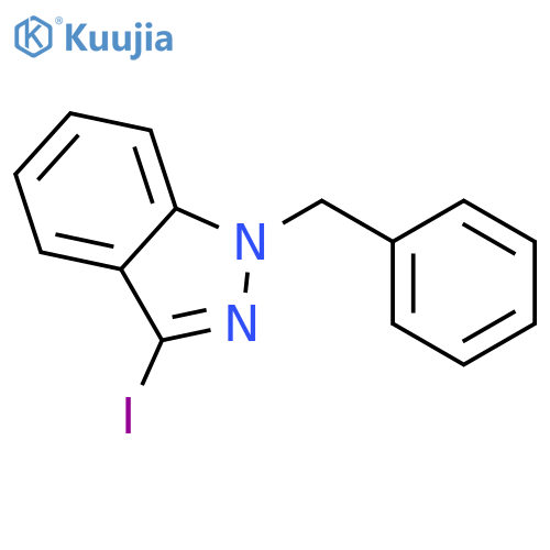 1-benzyl-3-iodo-1H-indazole structure