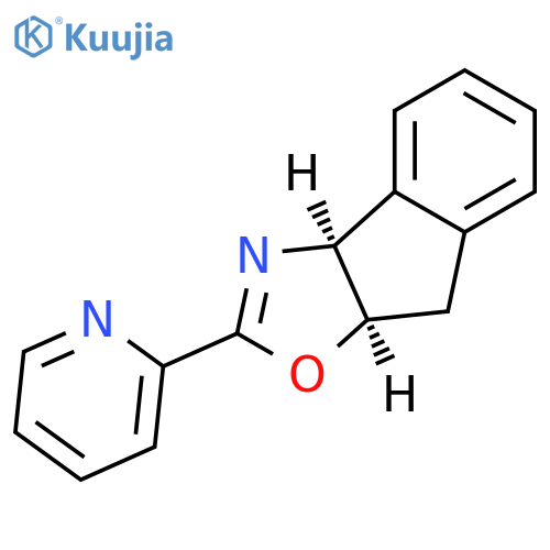 8H-Indeno[1,2-d]oxazole, 3a,8a-dihydro-2-(2-pyridinyl)-, (3aS,8aR)- structure