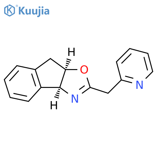 (3aS,8aR)-2-(Pyridin-2-ylmethyl)-8,8a-dihydro-3aH-indeno[1,2-d]oxazole structure