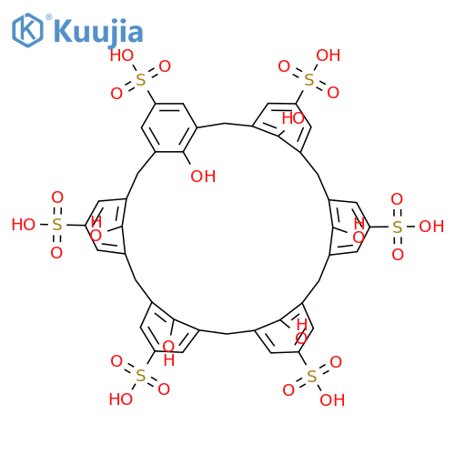 4-sulfonic calix[6]arene hydrate structure