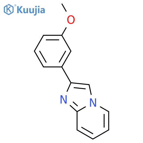 Imidazo[1,2-a]pyridine, 2-(3-methoxyphenyl)- structure