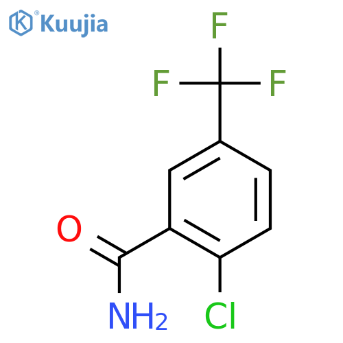2-Chloro-5-(trifluoromethyl)benzamide structure