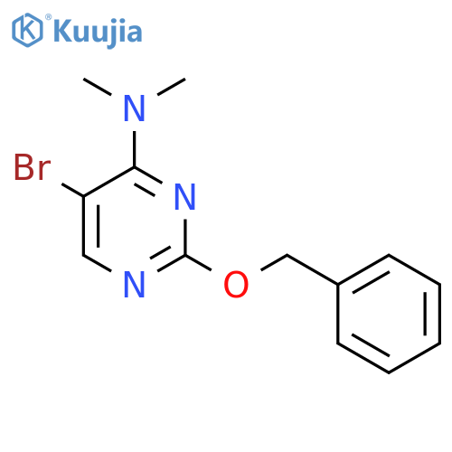 2-Benzyloxy-5-bromo-4-(N,N-dimethylamino)pyrimidine structure