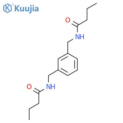 Butanamide, N,N'-[1,3-phenylenebis(methylene)]bis- structure