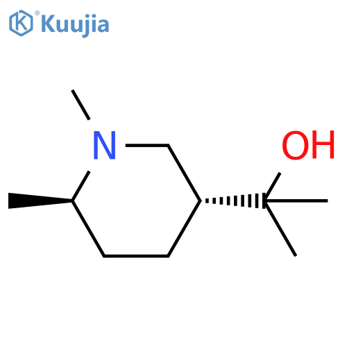 2-((3R,6R)-1,6-Dimethylpiperidin-3-yl)propan-2-ol structure