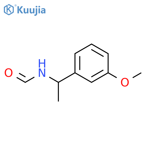 N-[1-(3-methoxy-phenyl)-ethyl]-formamide structure