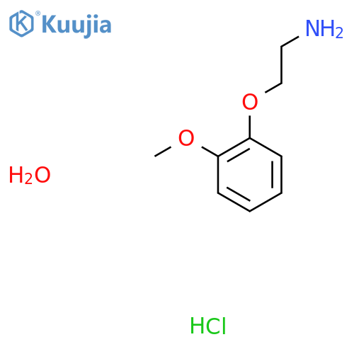 2-(2-Methoxyphenoxy)ethanamine Hydrochloride Hydrate structure