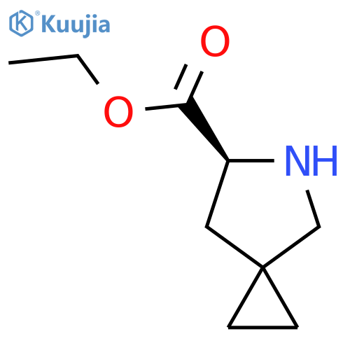 Ethyl (6S)-5-azaspiro[2.4]heptane-6-carboxylate structure