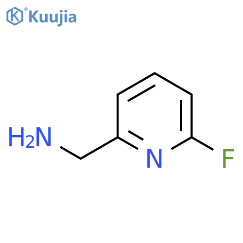 6-Fluoro-2-pyridinemethanamine structure
