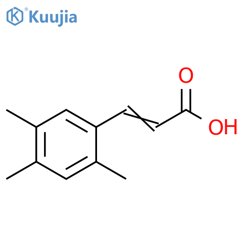 3-(2,4,5-trimethylphenyl)prop-2-enoic acid structure