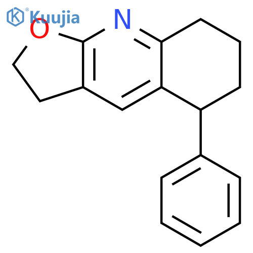 Furo[2,3-b]quinoline, 2,3,5,6,7,8-hexahydro-5-phenyl- structure