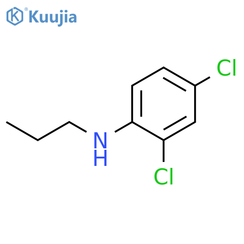 Benzenamine, 2,4-dichloro-N-propyl- structure