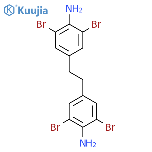 Benzenamine, 4,4'-(1,2-ethanediyl)bis[2,6-dibromo- structure
