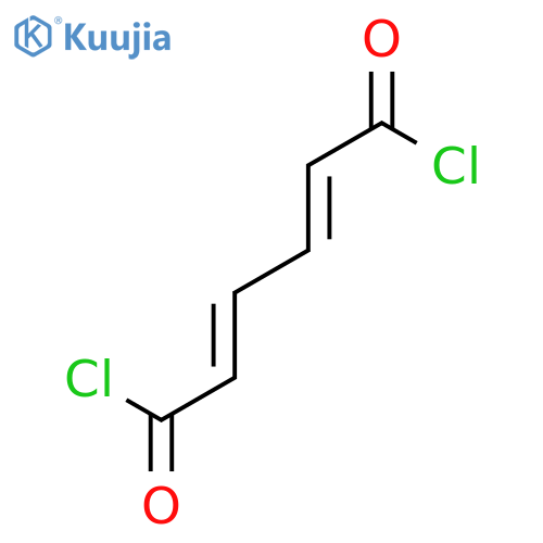 2,4-Hexadienedioyl dichloride structure