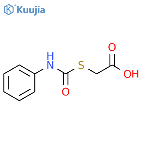 Acetic acid, [[(phenylamino)carbonyl]thio]- structure