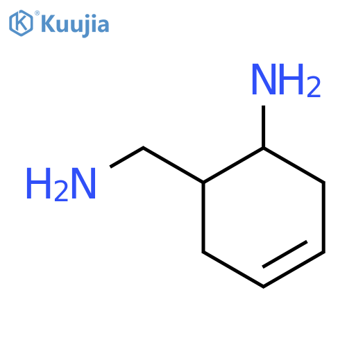 3-Cyclohexene-1-methanamine,6-amino-, (1R,6S)-rel- structure
