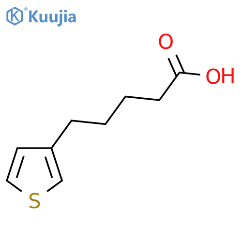 5-(3-Thienyl)pentanoic acid structure