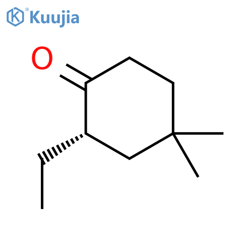 CYCLOHEXANONE, 2-ETHYL-4,4-DIMETHYL-, (S)- structure