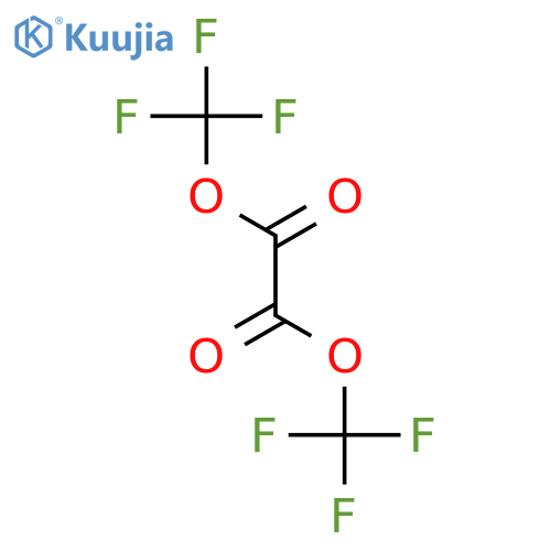 Ethanedioic acid, bis(trifluoromethyl) ester structure