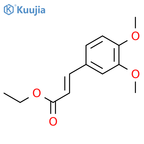 Ethyl 3-(3,4-dimethoxyphenyl)acrylate structure