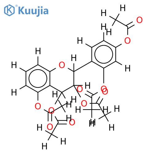 Penta-Ac-2',3,4,4',5-Pentahydroxyflavan structure