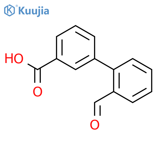 3-(2-Formylphenyl)benzoic Acid structure