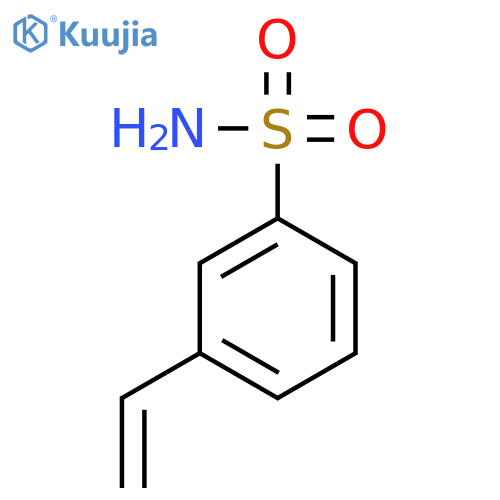 Benzenesulfonamide,3-ethenyl- structure