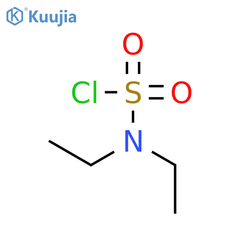 Diethylsulfamoyl chloride structure