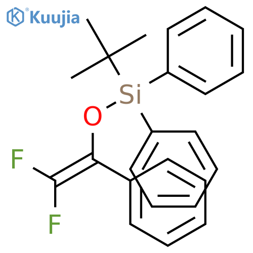 Silane, [(2,2-difluoro-1-phenylethenyl)oxy](1,1-dimethylethyl)diphenyl- structure