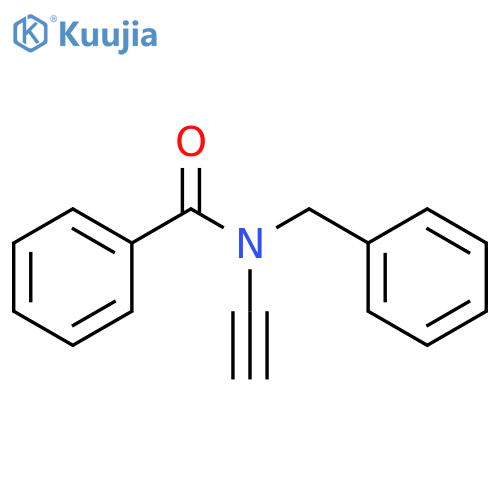 Benzamide, N-ethynyl-N-(phenylmethyl)- structure
