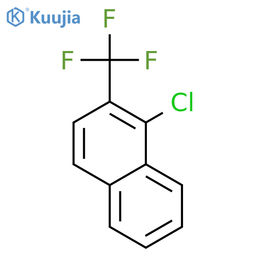 1-Chloro-2-(trifluoromethyl)naphthalene structure