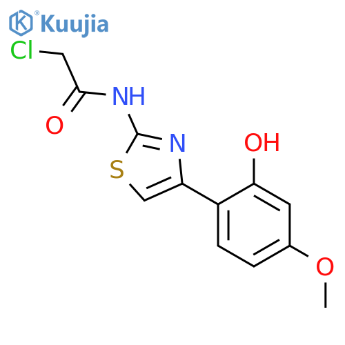 2-Chloro-N-4-(2-Hydroxy-4-Methoxyphenyl)-1,3-Thiazol-2-YlAcetamide structure