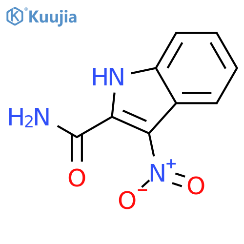1H-Indole-2-carboxamide, 3-nitro- structure
