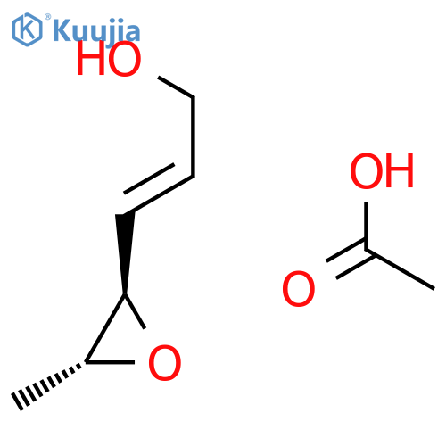 2-PROPEN-1-OL, 3-[(2R,3R)-3-METHYLOXIRANYL]-, ACETATE, (2E)- structure